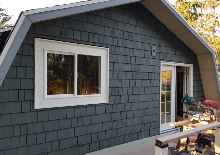 Attached accessory dwelling unit (ADU) above garage.