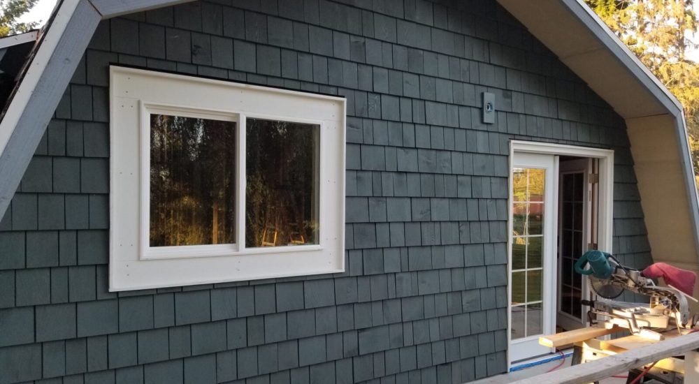 Attached accessory dwelling unit (ADU) above garage.