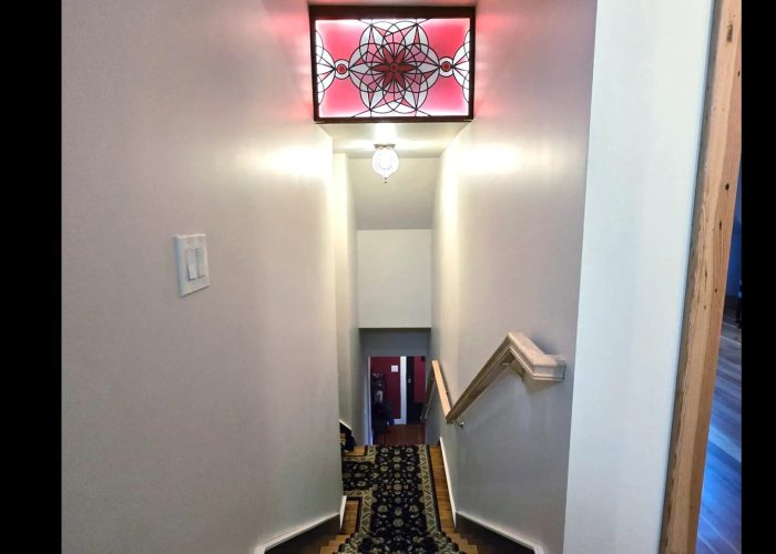 Finished addition new staircase.