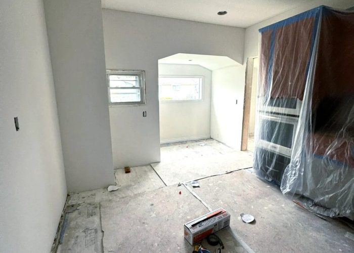Updated Kitchen with new ceiling and lighting.