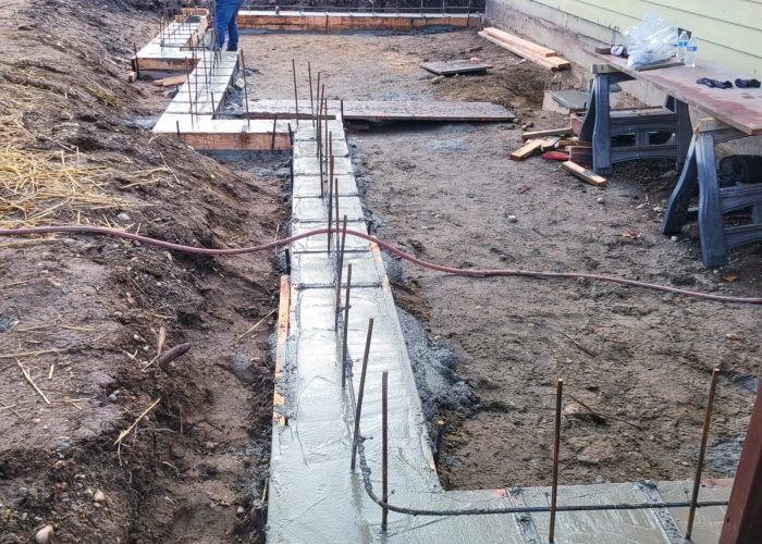 Ground Cleared & Prepped for Foundation