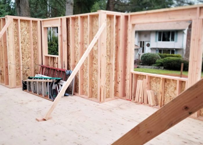 Exterior Walls Up