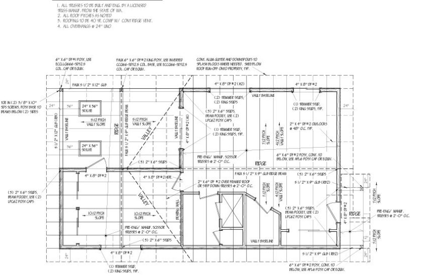 Floorplan of an additional dwelling unity (ADU) in snohomish.